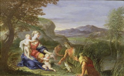 Latona en de Kikkers door Francesco Trevisani